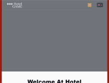 Tablet Screenshot of hotelgame.cz